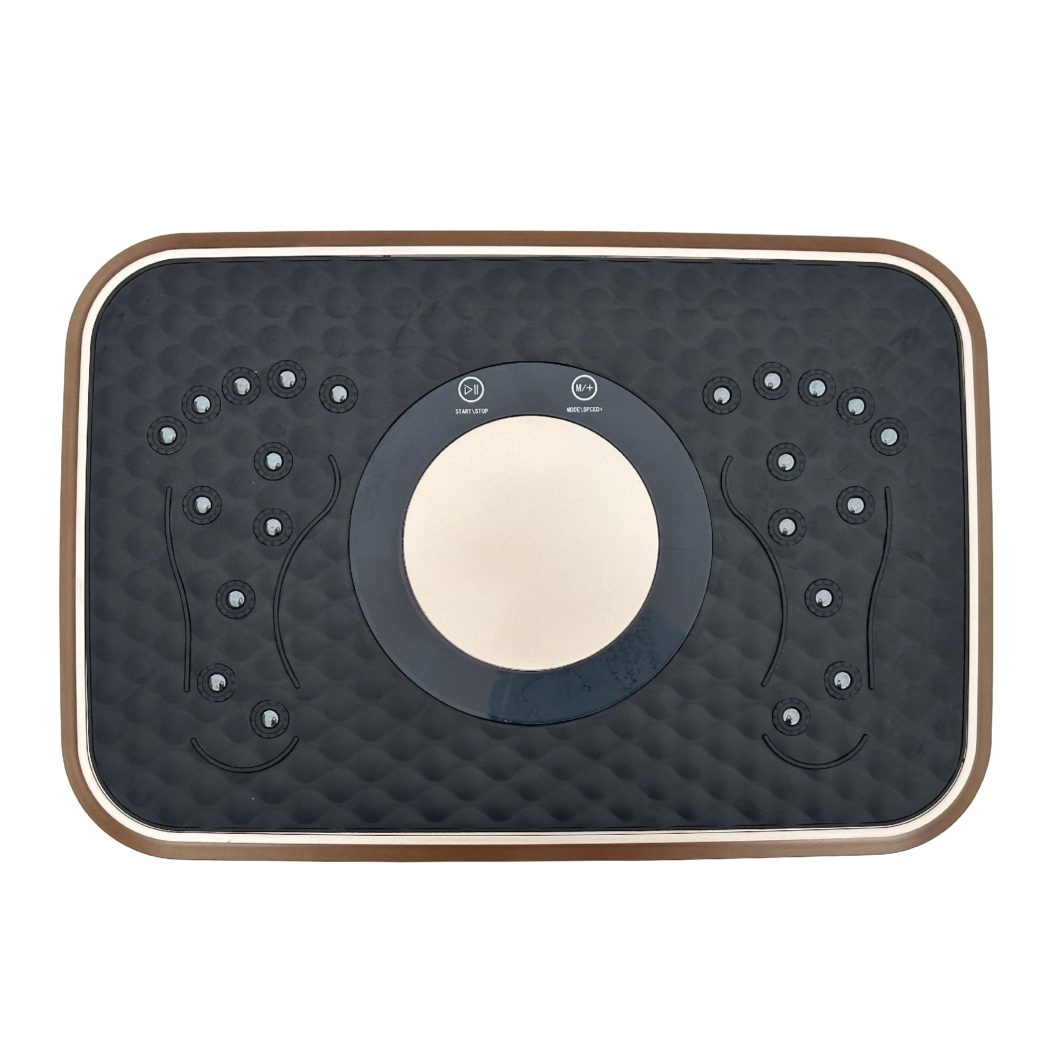 Vibration Plate Fitness Platform, Whole Body Exercise Machine For Lymphatic Drainage, Shaking Workout Board With 120 Speed Levels, Fat Burner And Weight Loss Equipment For Men And Women._voghion.com